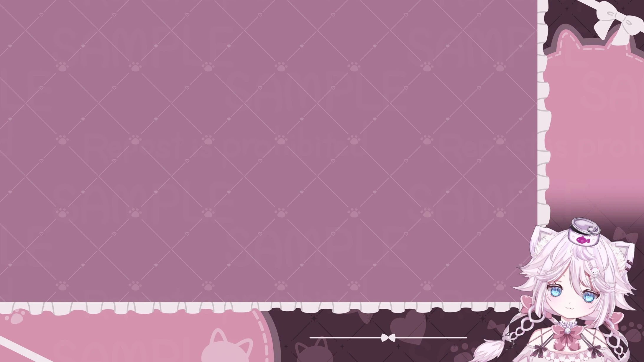 音萌ねこ様（@necosabax）ゲーム配信背景