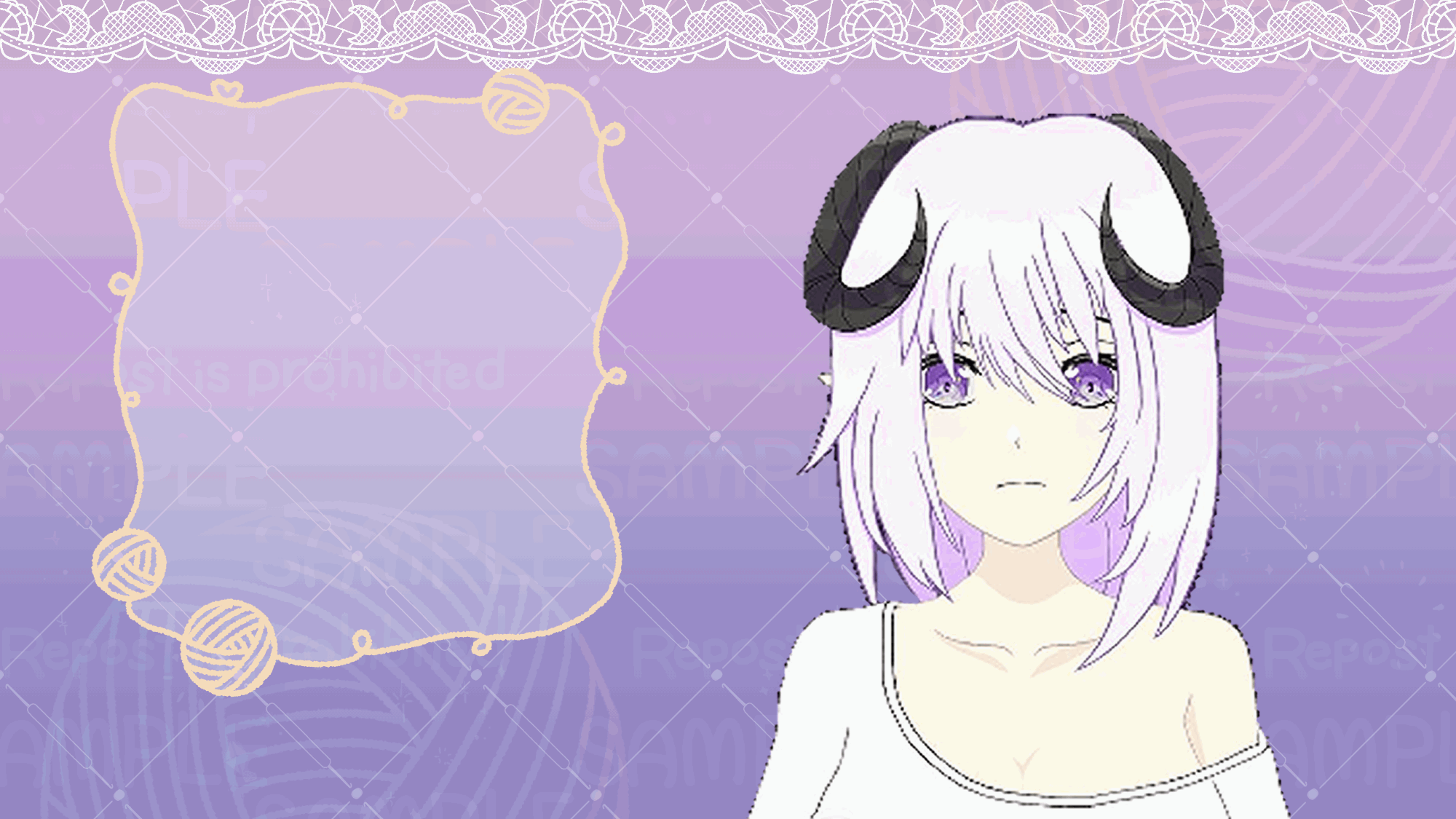 夜守しゅの様（@Syuno_Yomoito）雑談配信背景